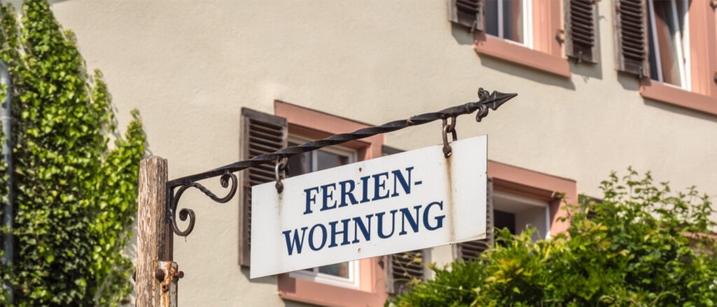 Schild Ferienwohnung