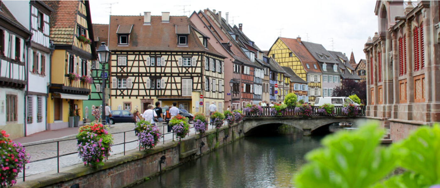 Colmar Altstadt Blick über Kanal