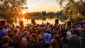 Sea You Festival Freiburg 2026 - Tanzende Menschen am See